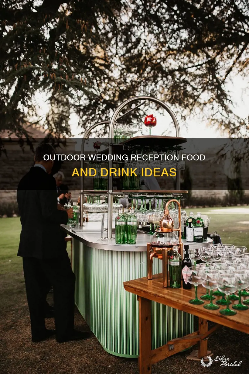 what to serve at an outdoor wedding reception