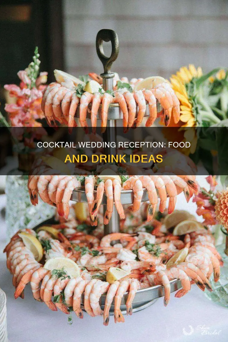 what to serve at cocktail wedding reception