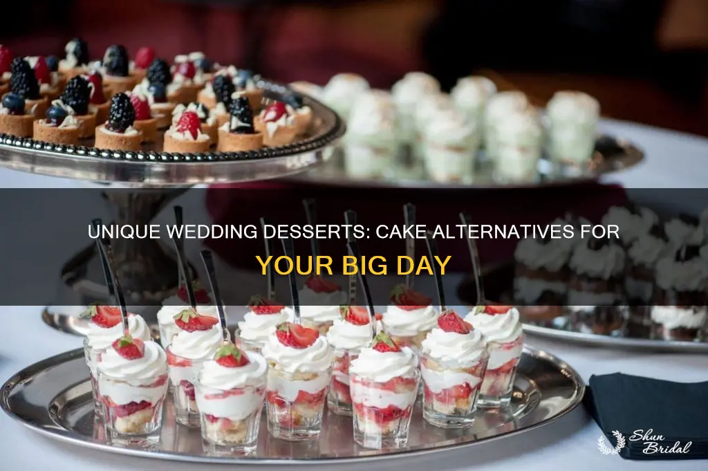 what to serve instead of cake at wedding