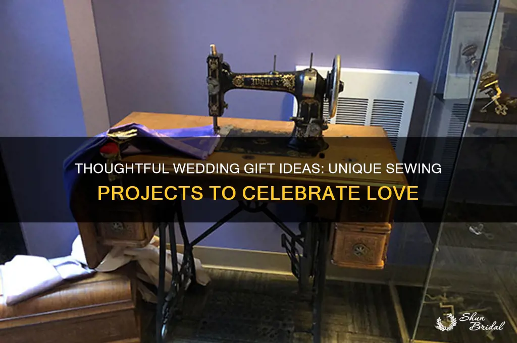 what to sew for a wedding gift