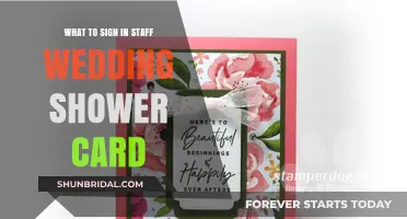 Thoughtful Messages: Perfect Staff Wedding Shower Card Signatures