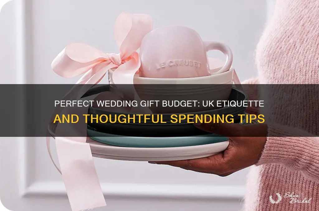 what to spend on a wedding gift uk