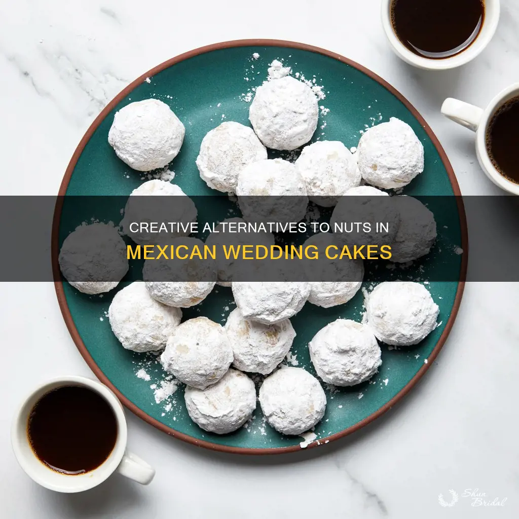 what to substitin mexican wedding cakes for nuts