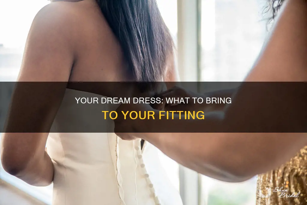 what to take to first wedding dress fitting