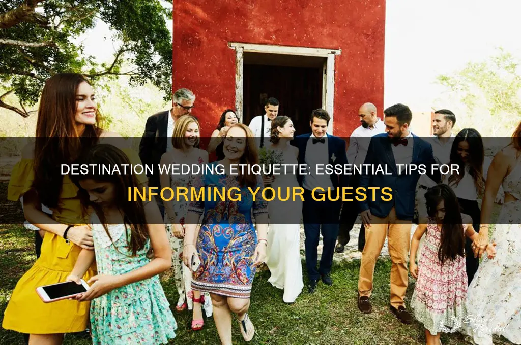 what to tell guests for a destination wedding
