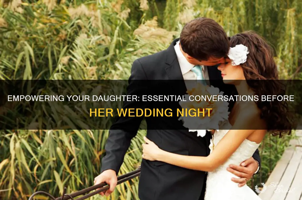 what to tell my daughter before the wedding night