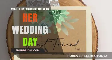 Heartfelt Wedding Day Messages: Perfect Texts for Your Best Friend's Big Day