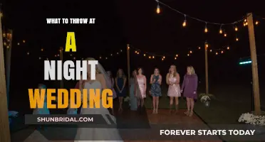 Glow and Glamour: Unique Night Wedding Toss Ideas to Dazzle