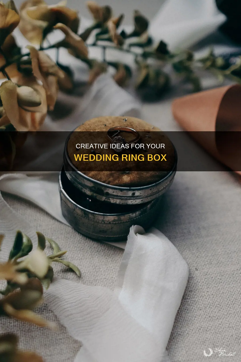what to use as wedding ring box