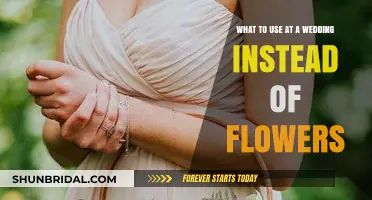 Creative Alternatives to Flowers for Your Wedding Day