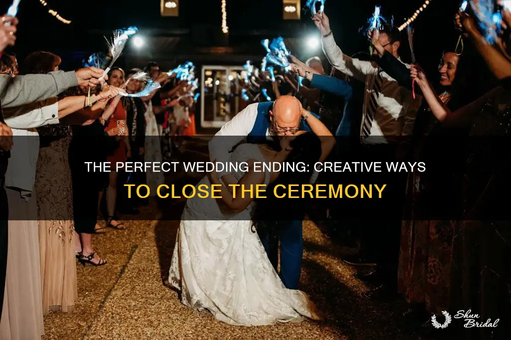 what to use at end of wedding