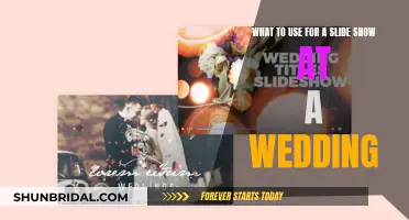 Wedding Slide Show: Best Tools for a Memorable Display