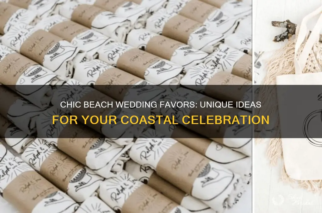 what to use for beach wedding party favors