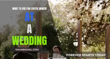 Coffee Maker Options for Your Wedding: A Guide