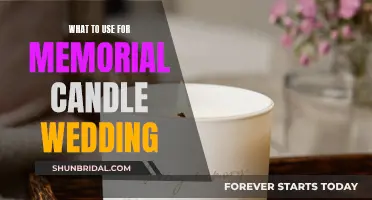 Honoring Lost Loved Ones: Wedding Memorial Candles