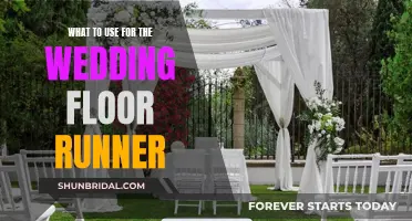 Fabrics and Fancies for Wedding Floor Runners