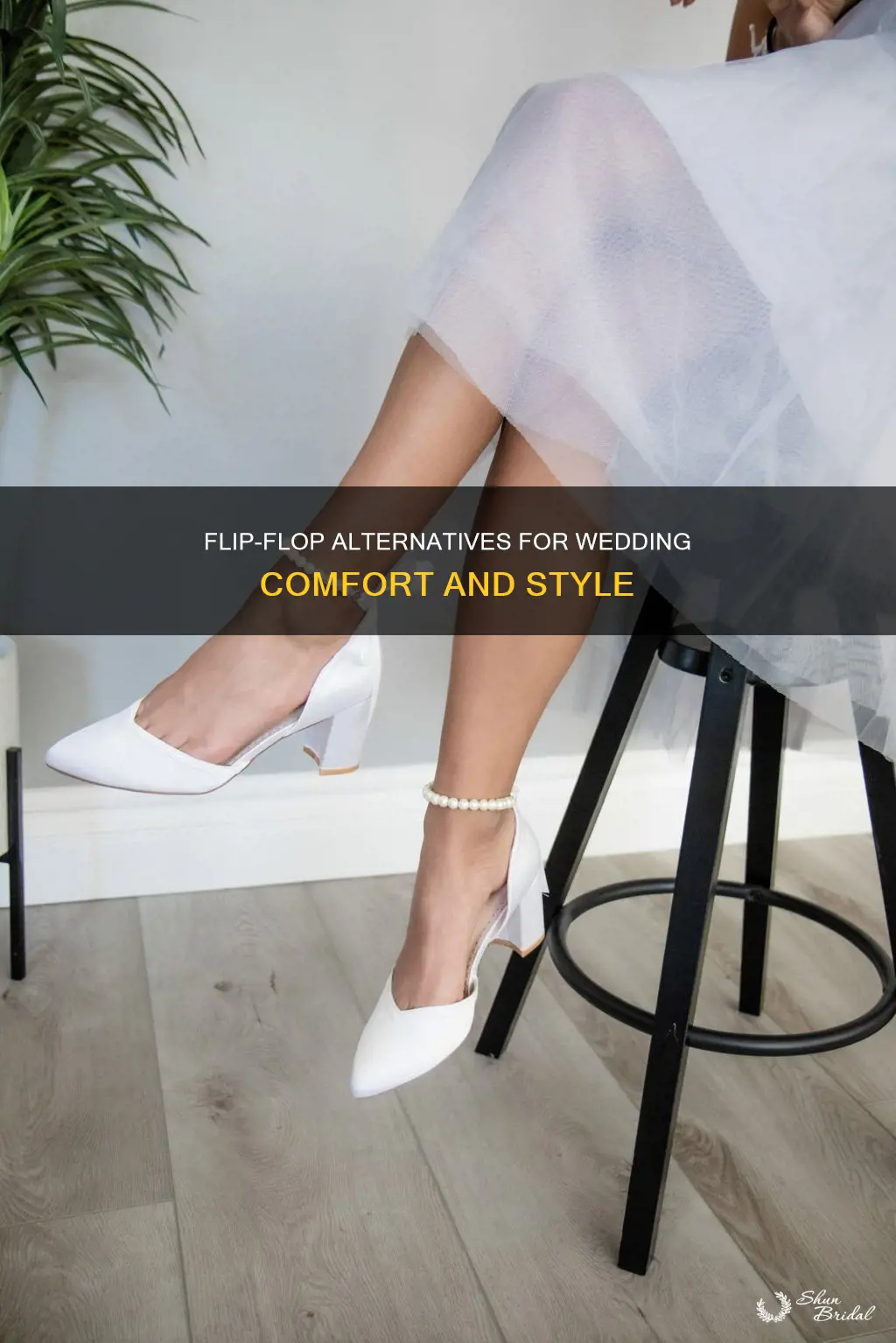 what to use instead of flip flops in a wedding