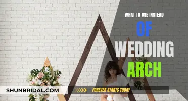Creative Alternatives to a Traditional Wedding Arch