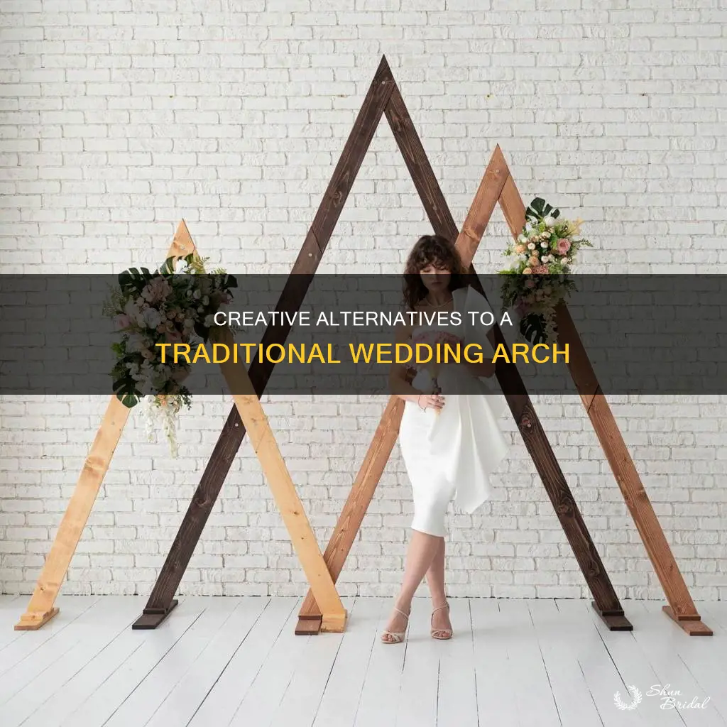 what to use instead of wedding arch