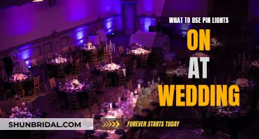 Pin Lights: Creative Ways to Enhance Your Wedding