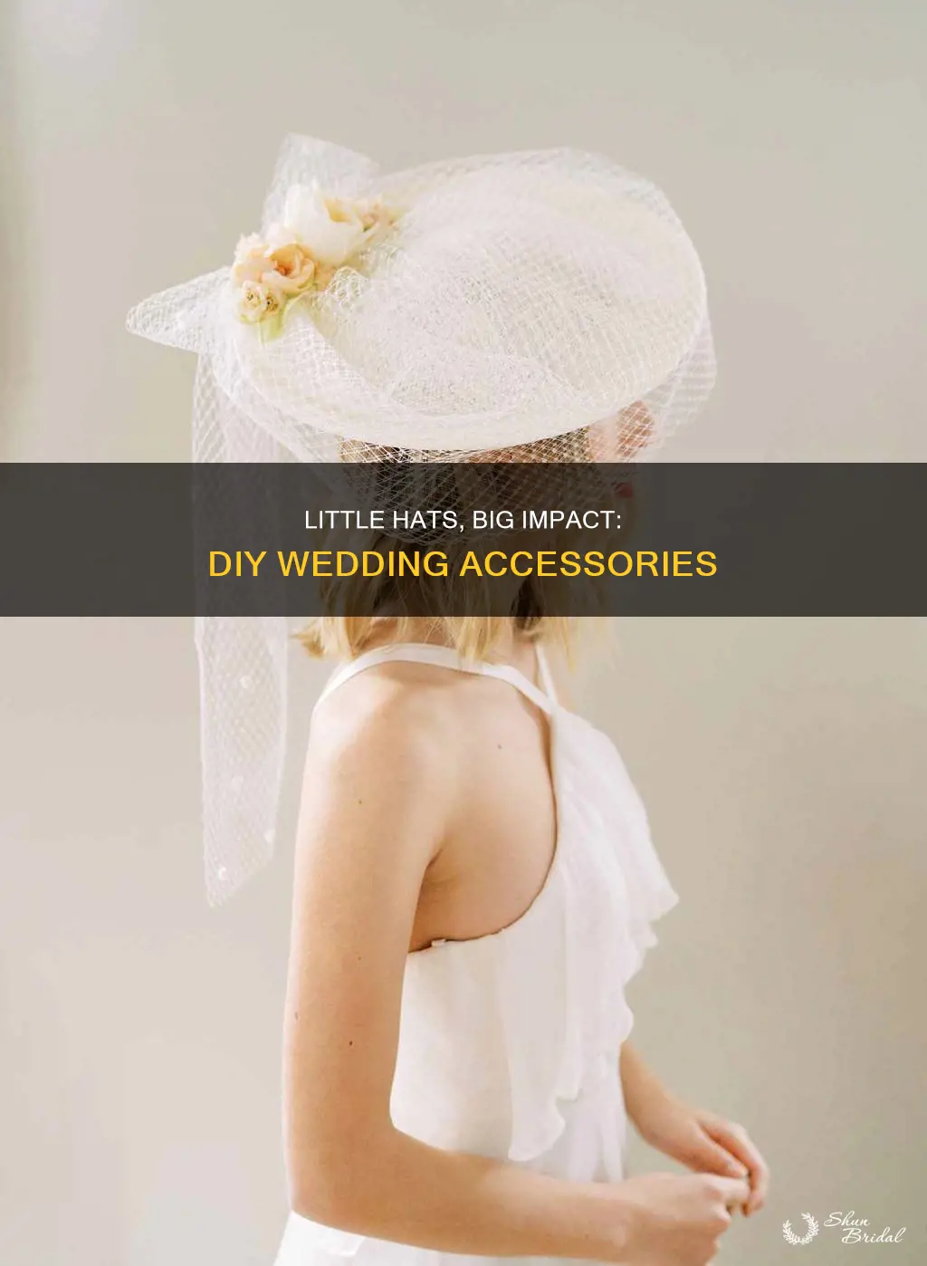 what to use to make littlehats for wedding