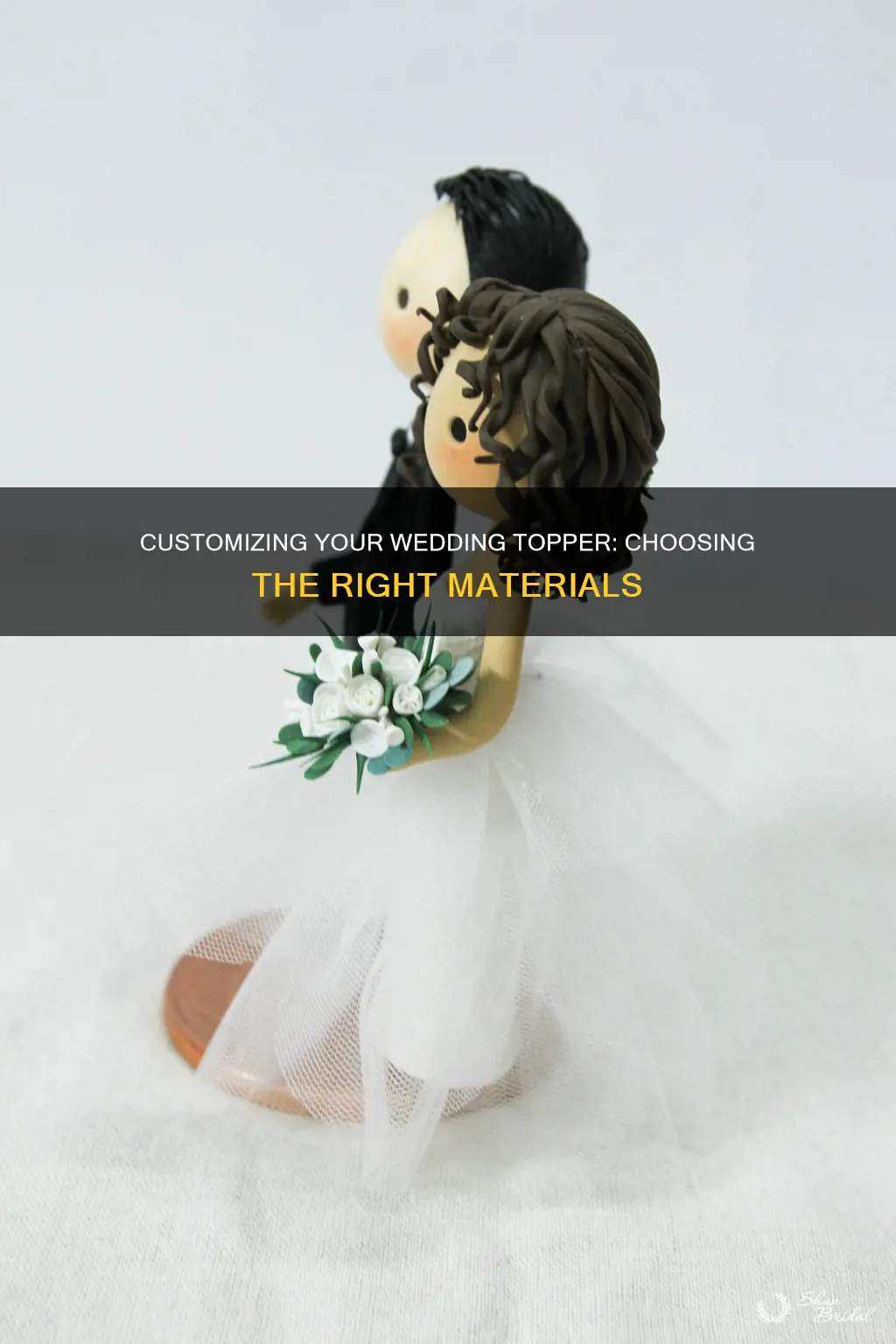 what to use to sculpt wedding topper