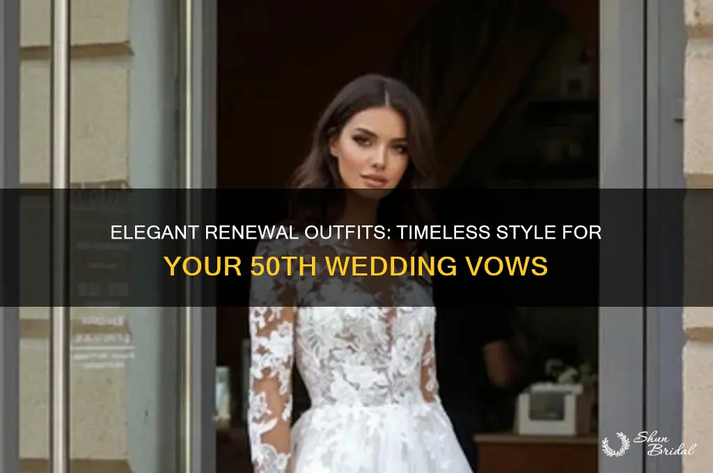 what to wear for my 50th wedding vows renewal