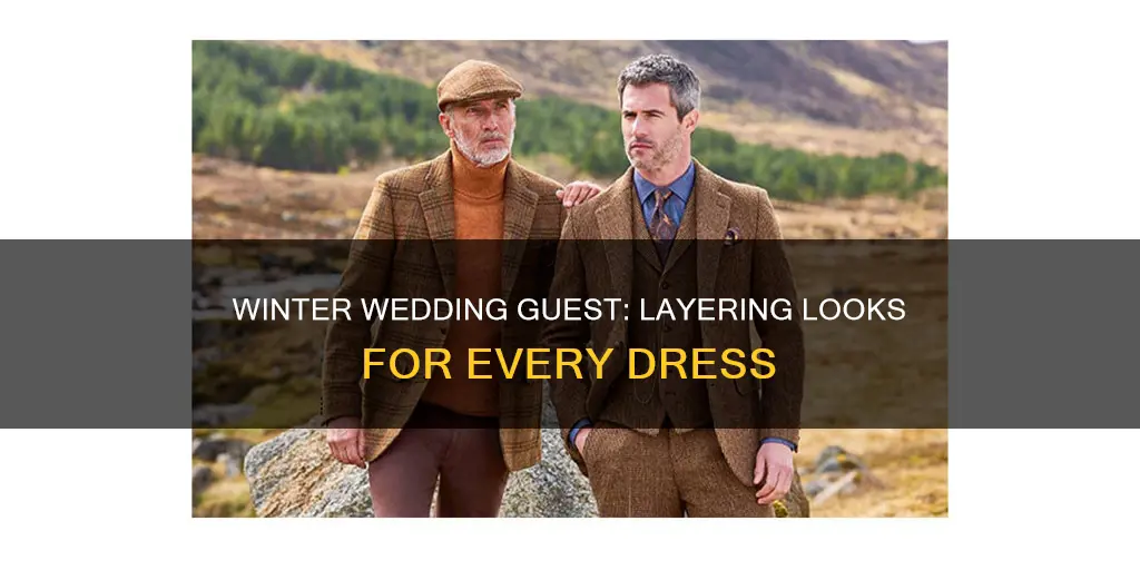 what to wear over a dress at a winter wedding