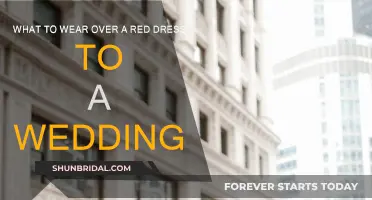 Wedding Guest Style: Layering Over a Red Dress