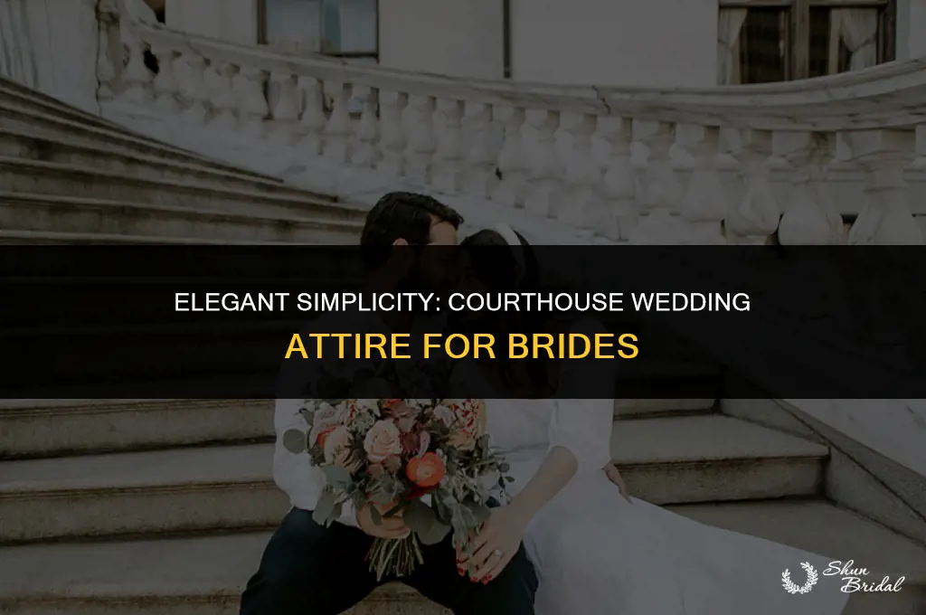 what to wear to a courthouse wedding as a bride