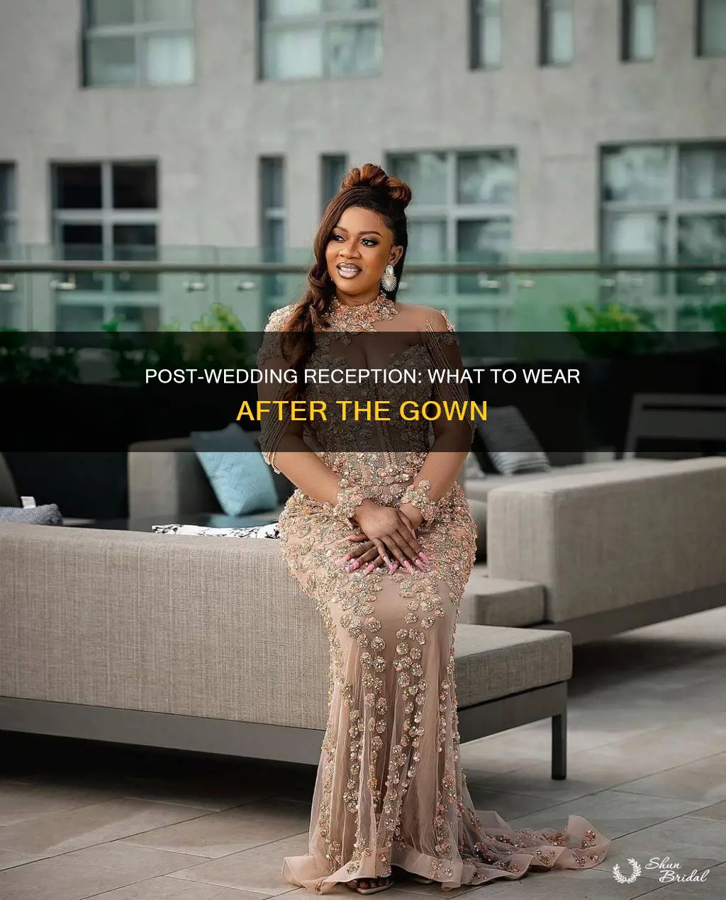 what to wear to reception after take off wedding dress