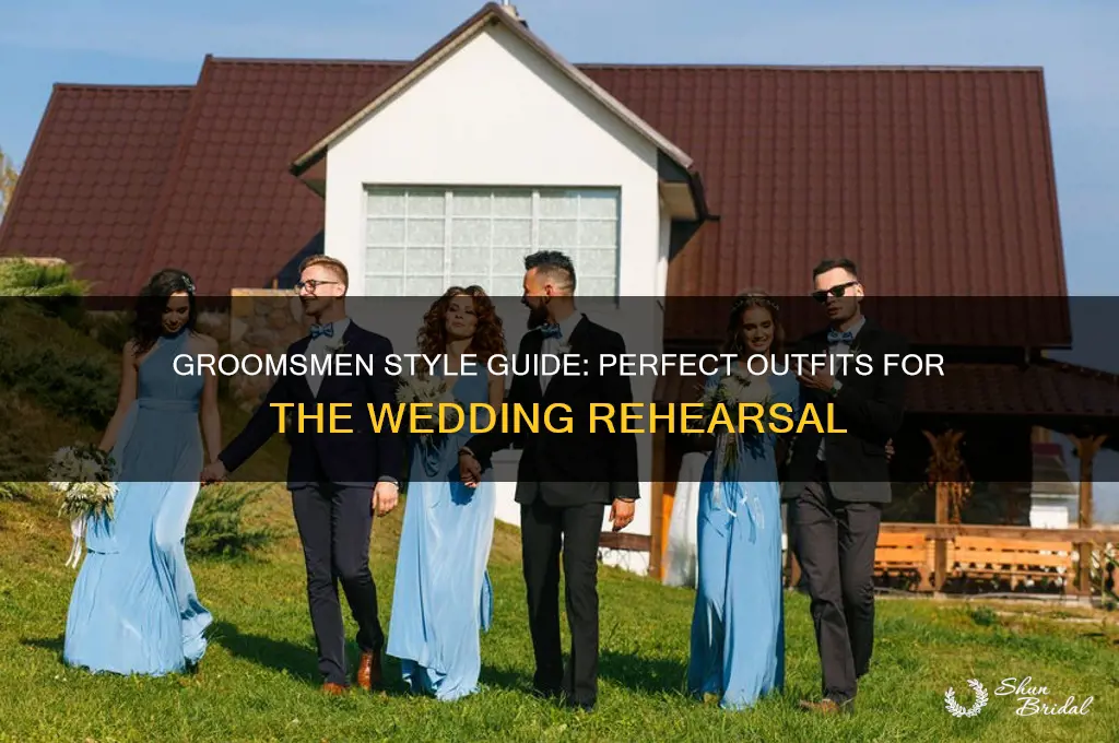 what to wear to wedding rehearsal as groomsmen