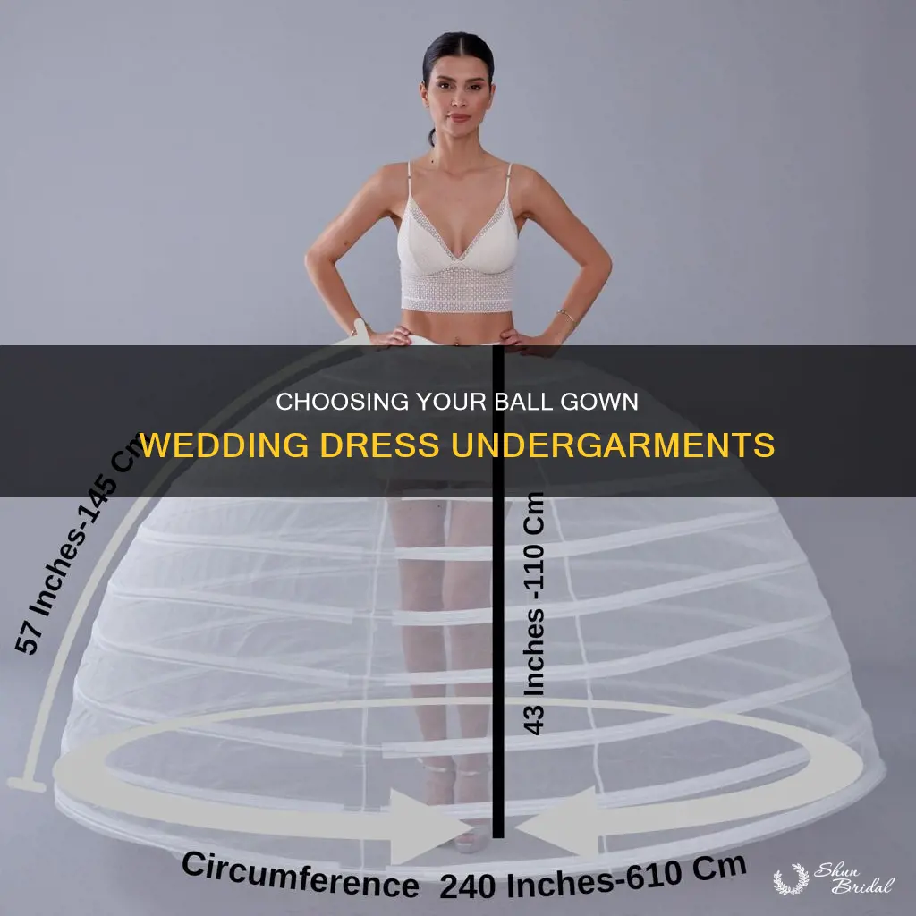 what to wear under a ball gown wedding dress
