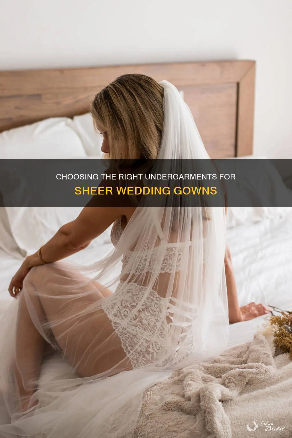 what to wear under a see through wedding dress