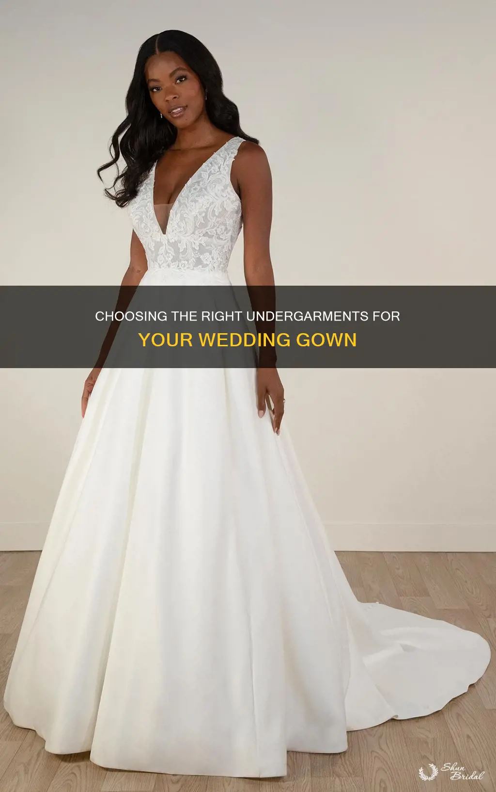 what to wear under deep v dress wedding