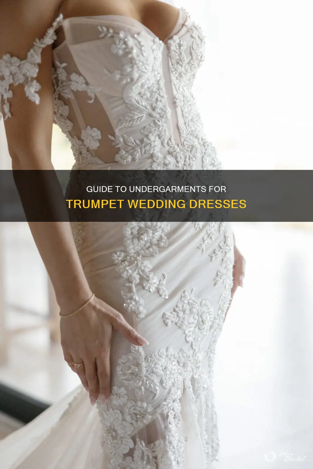 what to wear under trumpet wedding dress