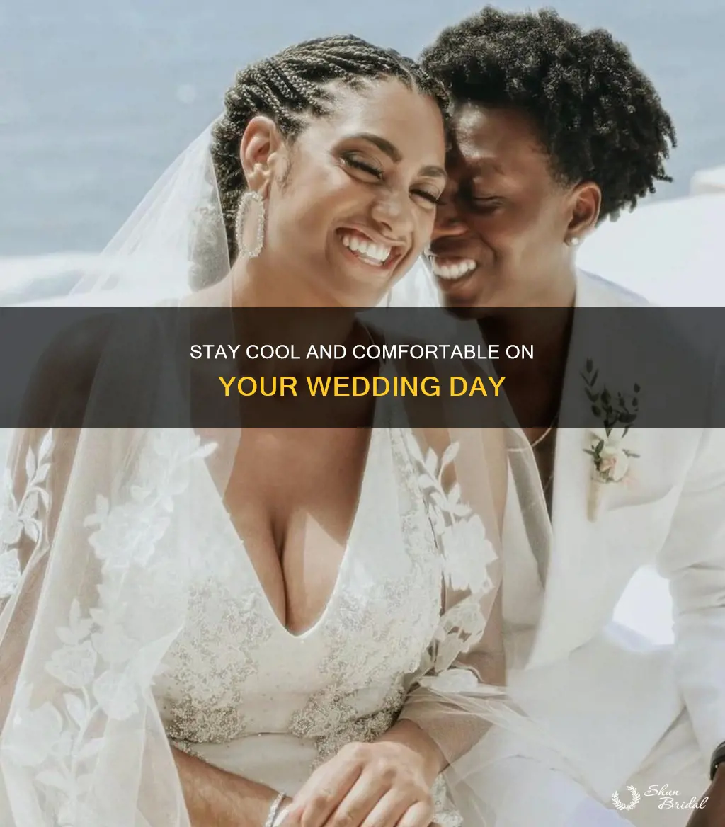 what to wear under wedding dress to not sweat