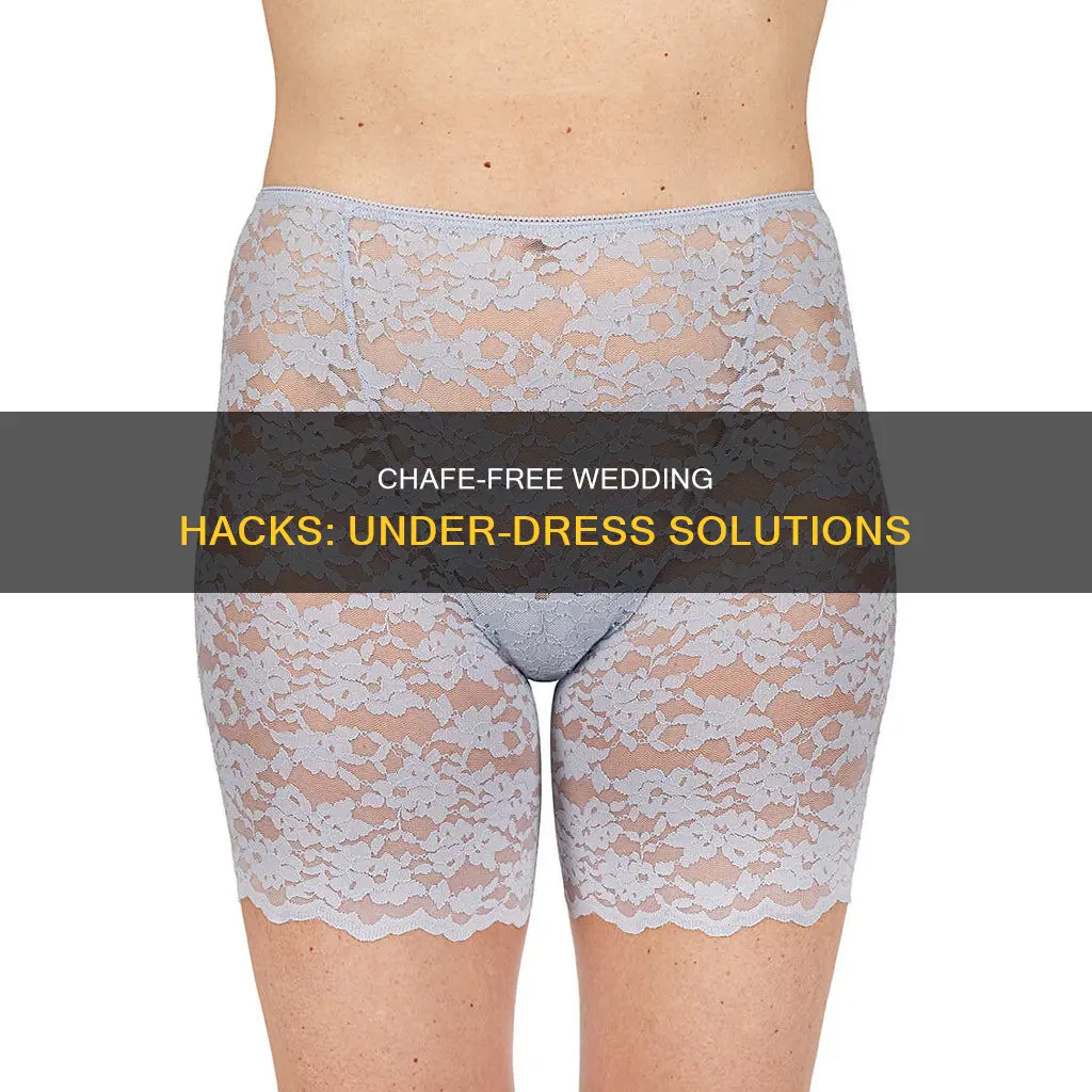 what to wear under wedding dress to prevent chafing