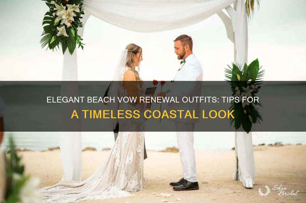 what to wear vow renewal beach
