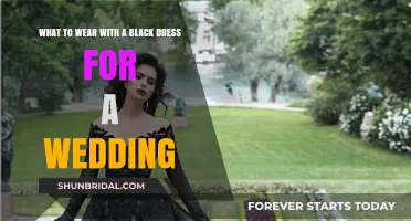 Black Dress Wedding Style Guide: Accessories and Color Combos