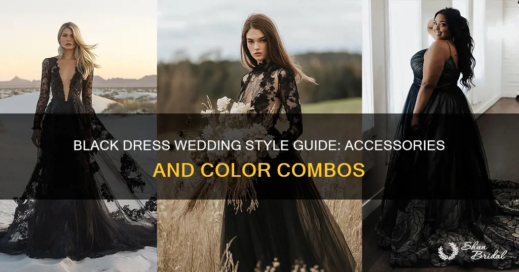 what to wear with a black dress for a wedding