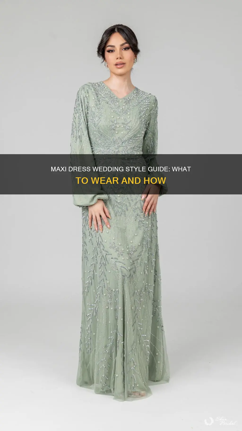 what to wear with a maxi dress for a wedding