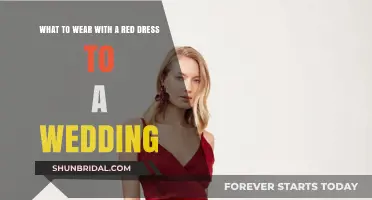 Styling a Red Dress for a Wedding