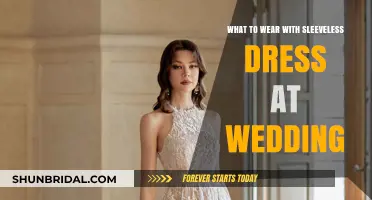 Choosing the Perfect Wedding Ensemble: Sleeveless Dress Styling