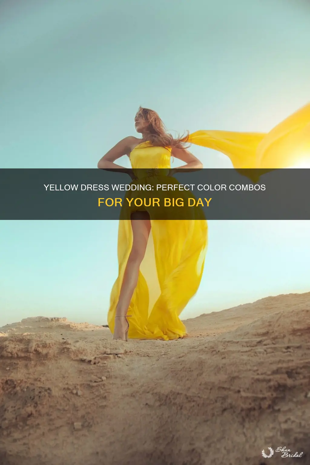 what to wear with yellow dress for wedding