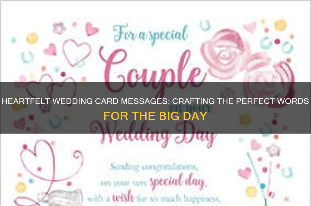 what to weite in wedding cards