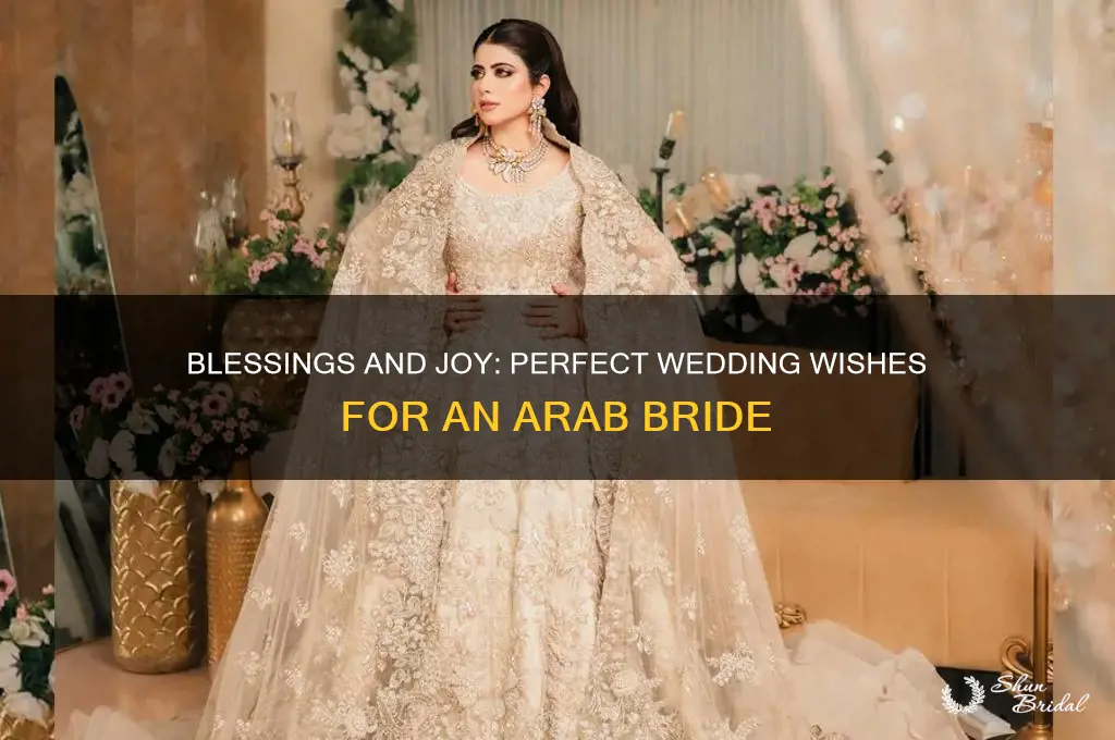 what to wish an arab bride on her wedding day