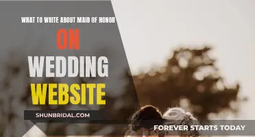 How to Craft a Heartfelt Maid of Honor Tribute for Your Wedding Website