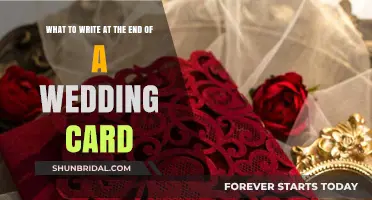 Heartfelt Wedding Card Closings: Perfect Words to End Your Message