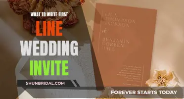 Crafting the Perfect Wedding Invite: Opening Line Ideas